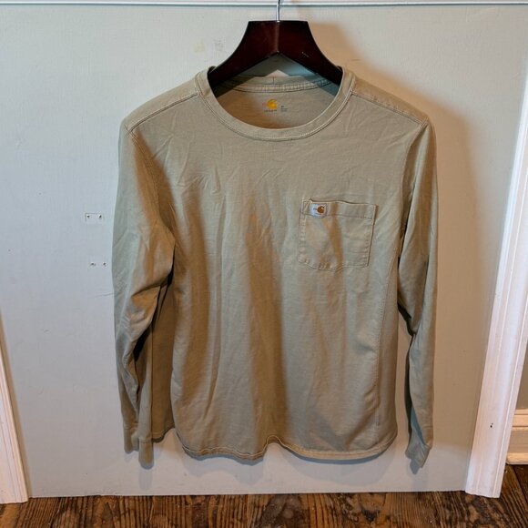 Carhartt Women’s Flame Resistant Force Cotton Long Sleeve Crewneck Shirt Size XL - Picture 1 of 12